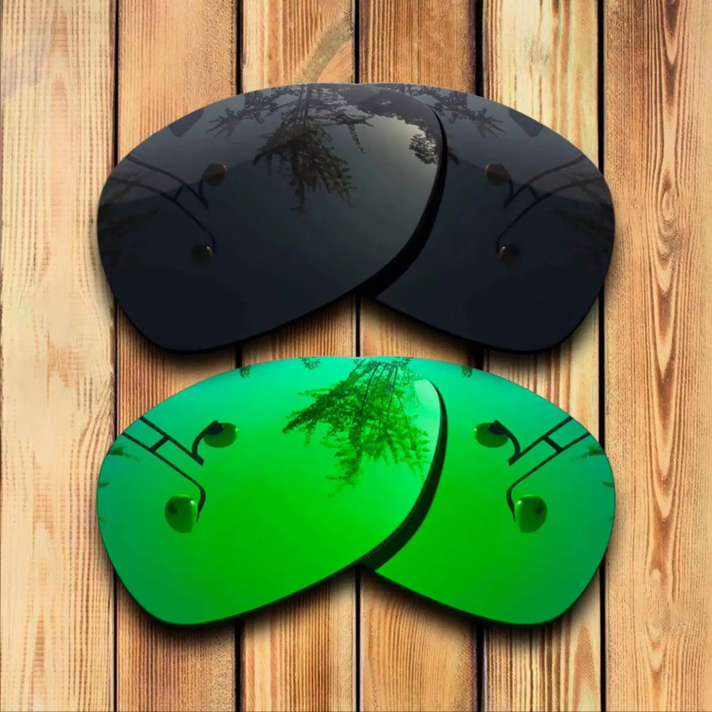 100% точные поляризационные сменные линзы для солнцезащитных очков Crosshair 2012, комбинированные варианты: однотонный черный и зеленый
100% точные поляризационные сменные линзы для солнцезащитных очков Crosshair 2012, комбинированные варианты: однотонный черный и зеленый