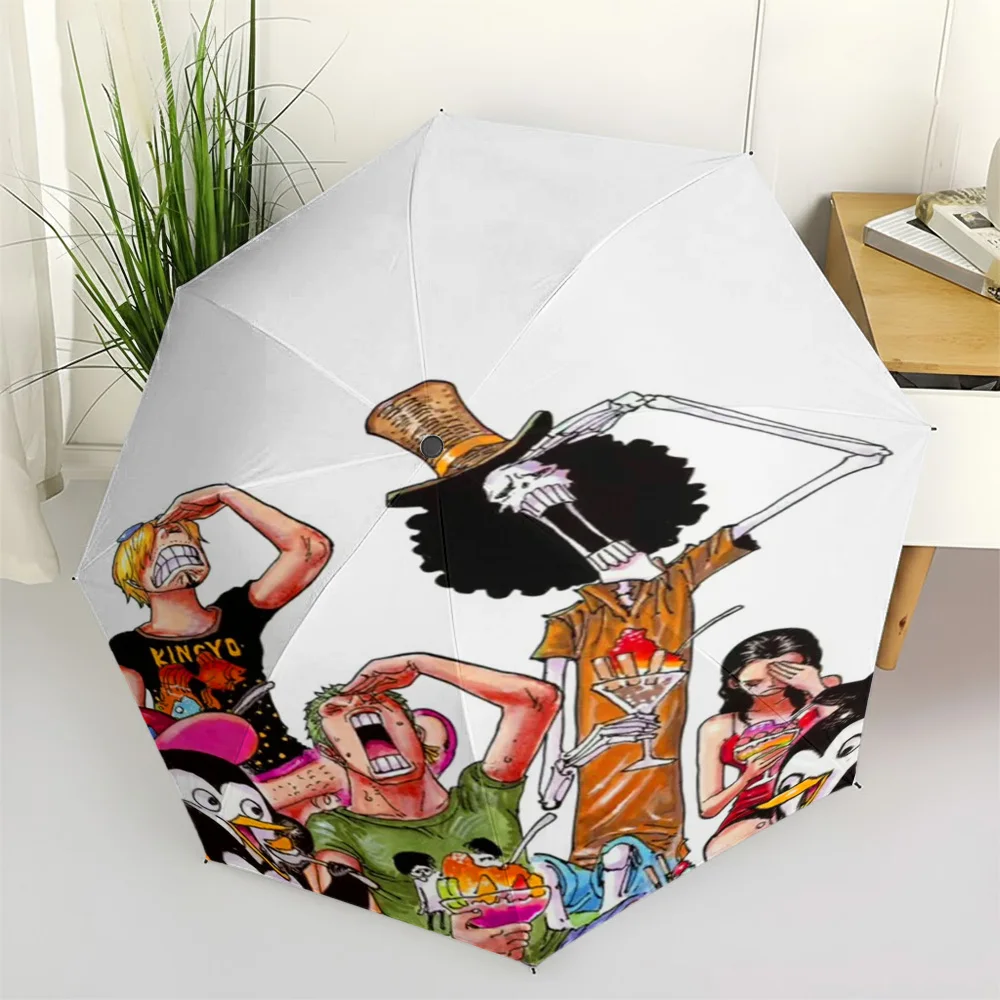 Автоматический складной зонт One Piece Straw Hat Crew с забавными реакциями Санджи, Зоро, Брук, Робин, в стиле аниме, с изображением мороженого-парфе, красочный
Автоматический складной зонт One Piece Straw Hat Crew с забавными реакциями Санджи, Зоро, Брук, Робин, в стиле аниме, с изображением мороженого-парфе, красочный