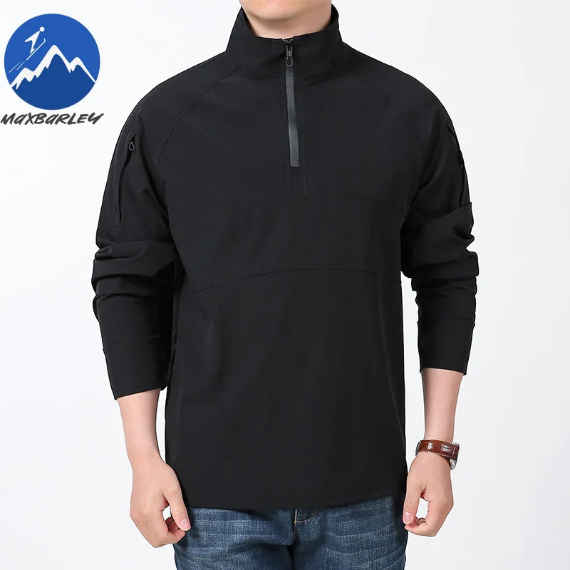 2026 New Men Long Sleeve Tops Spring Casual Loose Solid Color T-Shirt Man Clothing Outdoor Training Camping Half Zip Sportswear
2026 New Men Long Sleeve Tops Spring Casual Loose Solid Color T-Shirt Man Clothing Outdoor Training Camping Half Zip Sportswear