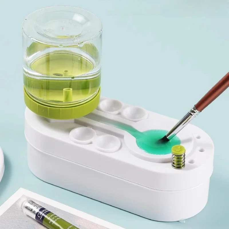 New Paint Brush Cleaner with Drain Button Automatic Water Circulation Paint Brush Cleaning Machine Cleaning Bucket Art Tools
New Paint Brush Cleaner with Drain Button Automatic Water Circulation Paint Brush Cleaning Machine Cleaning Bucket Art Tools