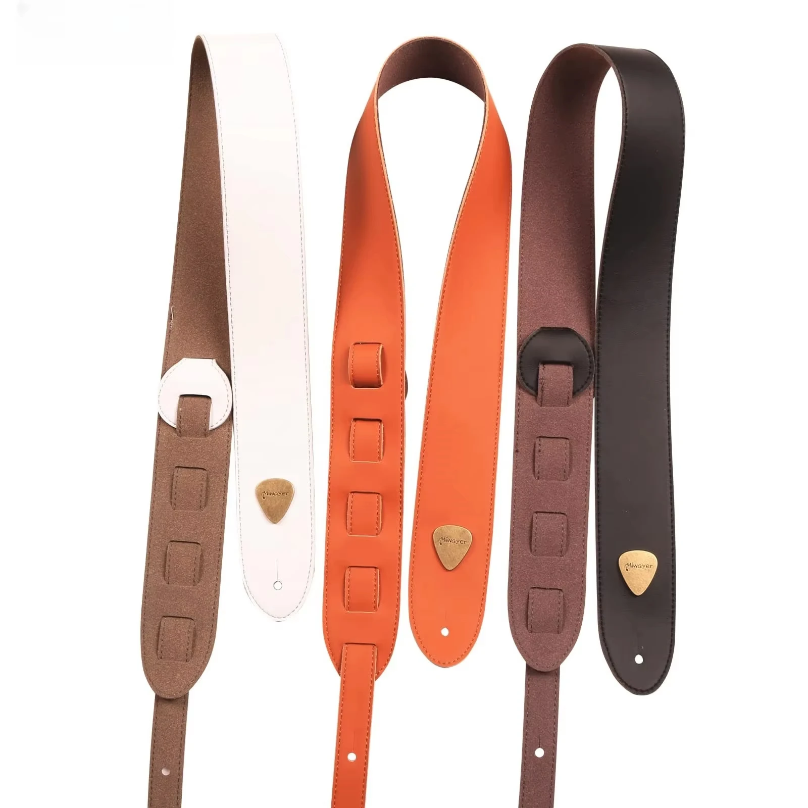 2-Inch Wide Leather Guitar Strap | Adjustable Soft Leather Strap 38"-57" for Acoustic & Electric Guitars
2-Inch Wide Leather Guitar Strap | Adjustable Soft Leather Strap 38"-57" for Acoustic & Electric Guitars