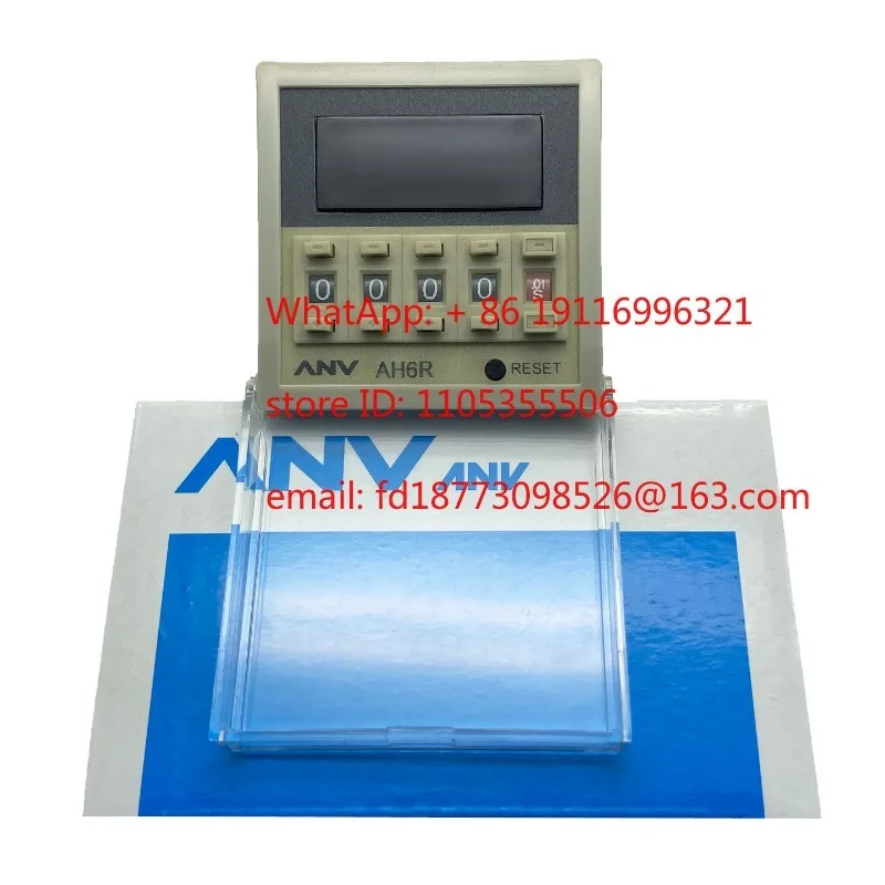 Original ANV time relay AH6R-X 100-240VAC AH6R 0.01-99990H
Original ANV time relay AH6R-X 100-240VAC AH6R 0.01-99990H