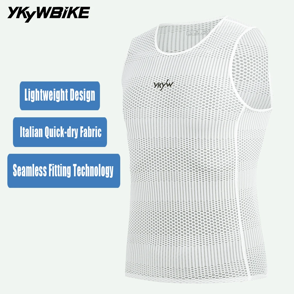 YKYWBIKE 30% of Seamless Cycling Base Layer Vest Lightweight Quick Dry Breathable Mesh Sleeveless MTB Road Bike Mens Undershirt
YKYWBIKE 30% of Seamless Cycling Base Layer Vest Lightweight Quick Dry Breathable Mesh Sleeveless MTB Road Bike Mens Undershirt