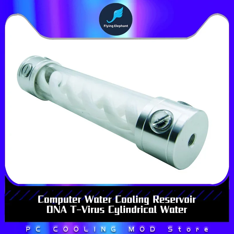 Computer Water Cooling Reservoir DNA T-Virus Cylindrical Water Tank OD50mm Length 165mm 195mm 4 Colors For Computer
Computer Water Cooling Reservoir DNA T-Virus Cylindrical Water Tank OD50mm Length 165mm 195mm 4 Colors For Computer