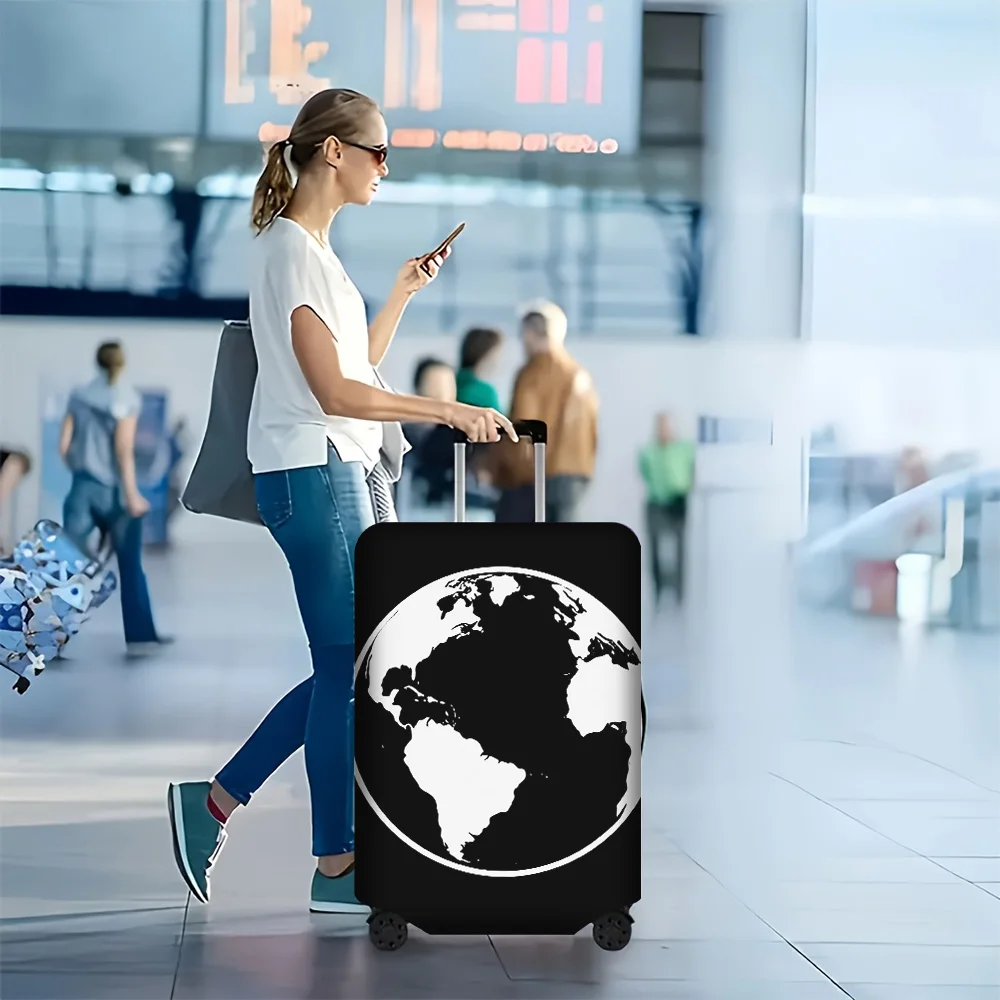 1PC Earth Graphic Print Luggage Cover for luggage sizes 18-32 inches; stylish and resilient travel accessory to effectively p
1PC Earth Graphic Print Luggage Cover for luggage sizes 18-32 inches; stylish and resilient travel accessory to effectively p