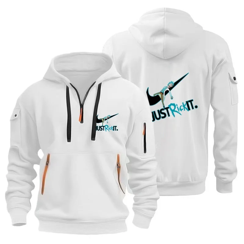 Fashion spring and autumn new men's clothing multi-pocket zipper loose casual pullover sweatshirt hooded European size hoodie
Fashion spring and autumn new men's clothing multi-pocket zipper loose casual pullover sweatshirt hooded European size hoodie