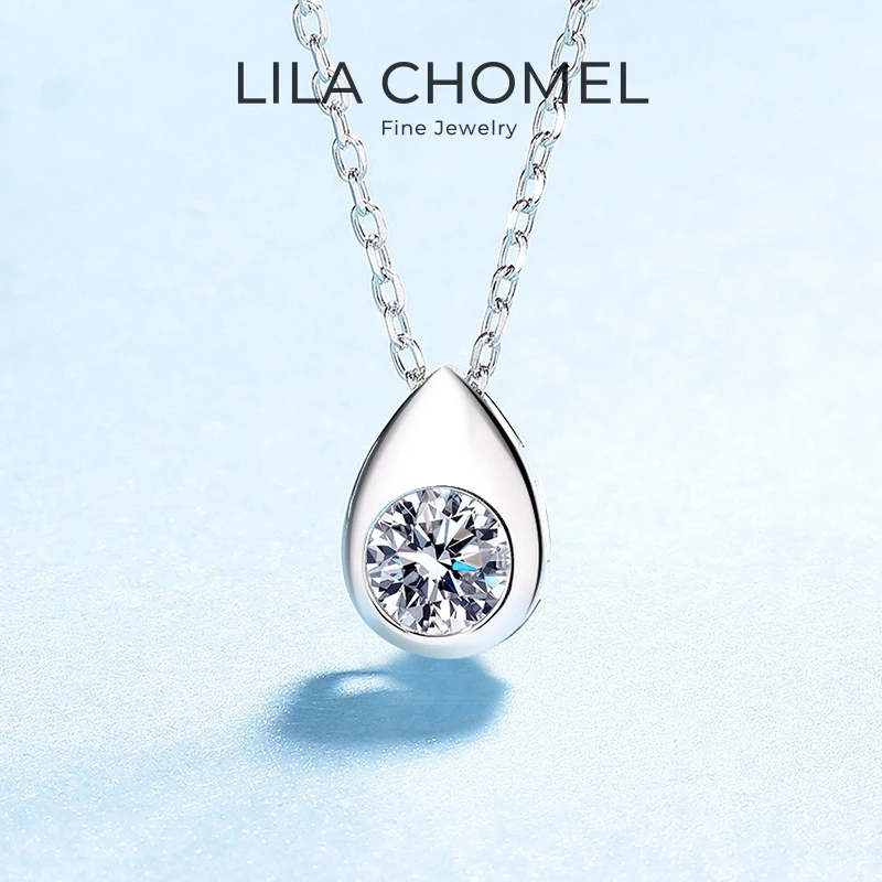 Daughter Birthday Gift 18K White Gold Girl Friend Valentine's Day 0.3/0.5CT Moissanite Diamond PT950 Female Students Necklaces
Daughter Birthday Gift 18K White Gold Girl Friend Valentine's Day 0.3/0.5CT Moissanite Diamond PT950 Female Students Necklaces