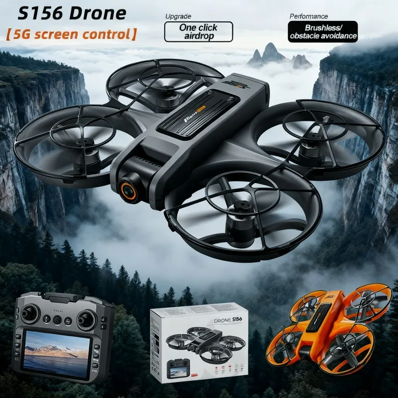 Новый профессиональный воздушный дрон S156 | Пульт дистанционного управления 5G FPV с большим экраном 12,5 см | Двойная HD-камера с бесщеточным двигателем, рождественский, новогодний подарок
Новый профессиональный воздушный дрон S156 | Пульт дистанционного управления 5G FPV с большим экраном 12,5 см | Двойная HD-камера с бесщеточным двигателем, рождественский, новогодний подарок