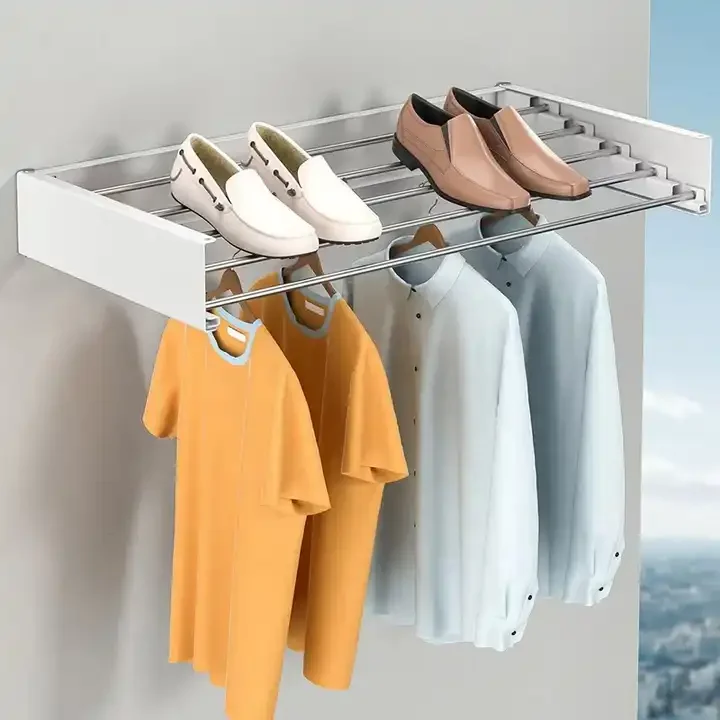 Wall Mounted Flexible Detachable Aluminum Extendable Indoor Portable Retractable Clotheslines Coat Rack Coat Hook Hanger
Wall Mounted Flexible Detachable Aluminum Extendable Indoor Portable Retractable Clotheslines Coat Rack Coat Hook Hanger