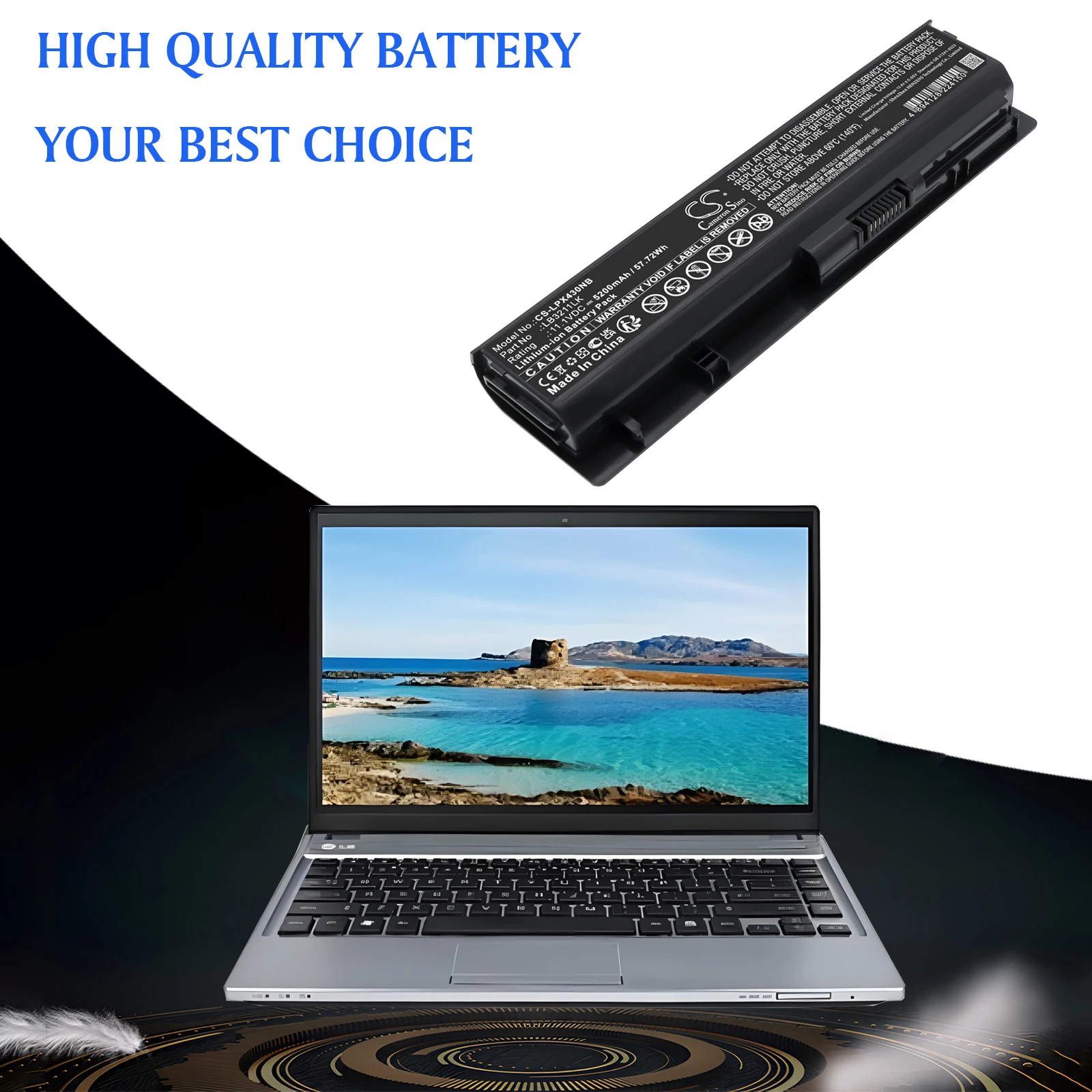 Replacement 11.1V 5200mAh Laptop Battery EAC61679004 GC02001H400 LB3211LK LB6211LK for LG Xnote P430 P530
Replacement 11.1V 5200mAh Laptop Battery EAC61679004 GC02001H400 LB3211LK LB6211LK for LG Xnote P430 P530
