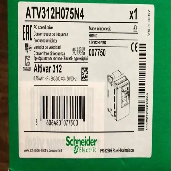 1pc Atv312h075n4 Frequency Converter Brand New Original Spot Plc
1pc Atv312h075n4 Frequency Converter Brand New Original Spot Plc