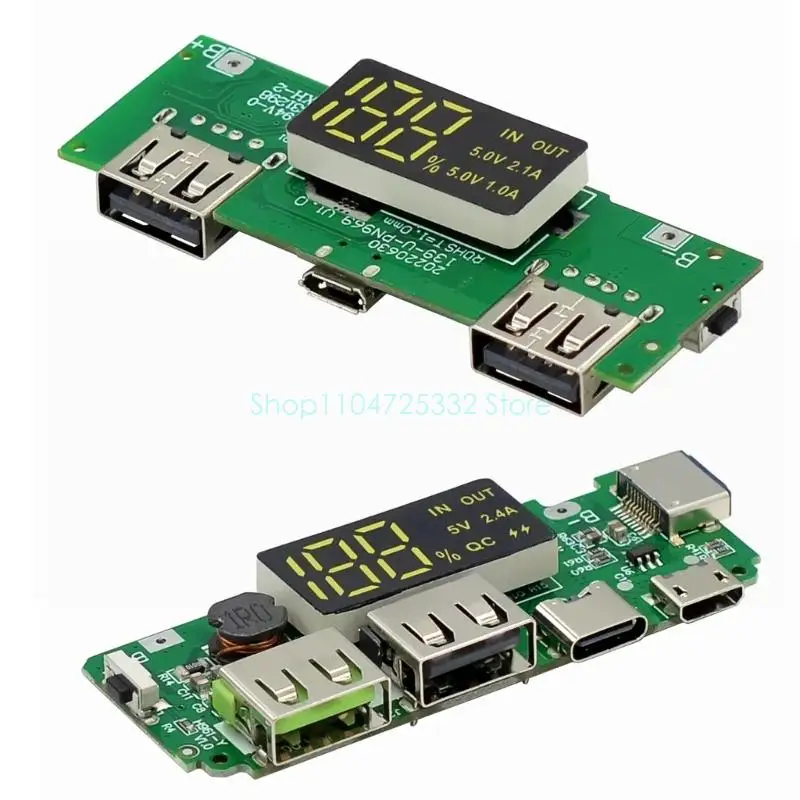 18650 Lithium Battery Board Mobile Power Module with Build in Overcharge and Overdischarge Protections
18650 Lithium Battery Board Mobile Power Module with Build in Overcharge and Overdischarge Protections