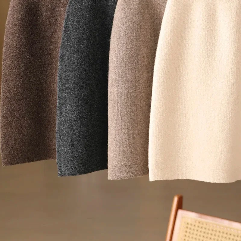 Sexy Bud Skirts Autumn Winter Miniskirt Skirts 100% Merino Wool Skirts Knit Women's Skirts Elastic Waist Above Knee Dress Bottom
Sexy Bud Skirts Autumn Winter Miniskirt Skirts 100% Merino Wool Skirts Knit Women's Skirts Elastic Waist Above Knee Dress Bottom