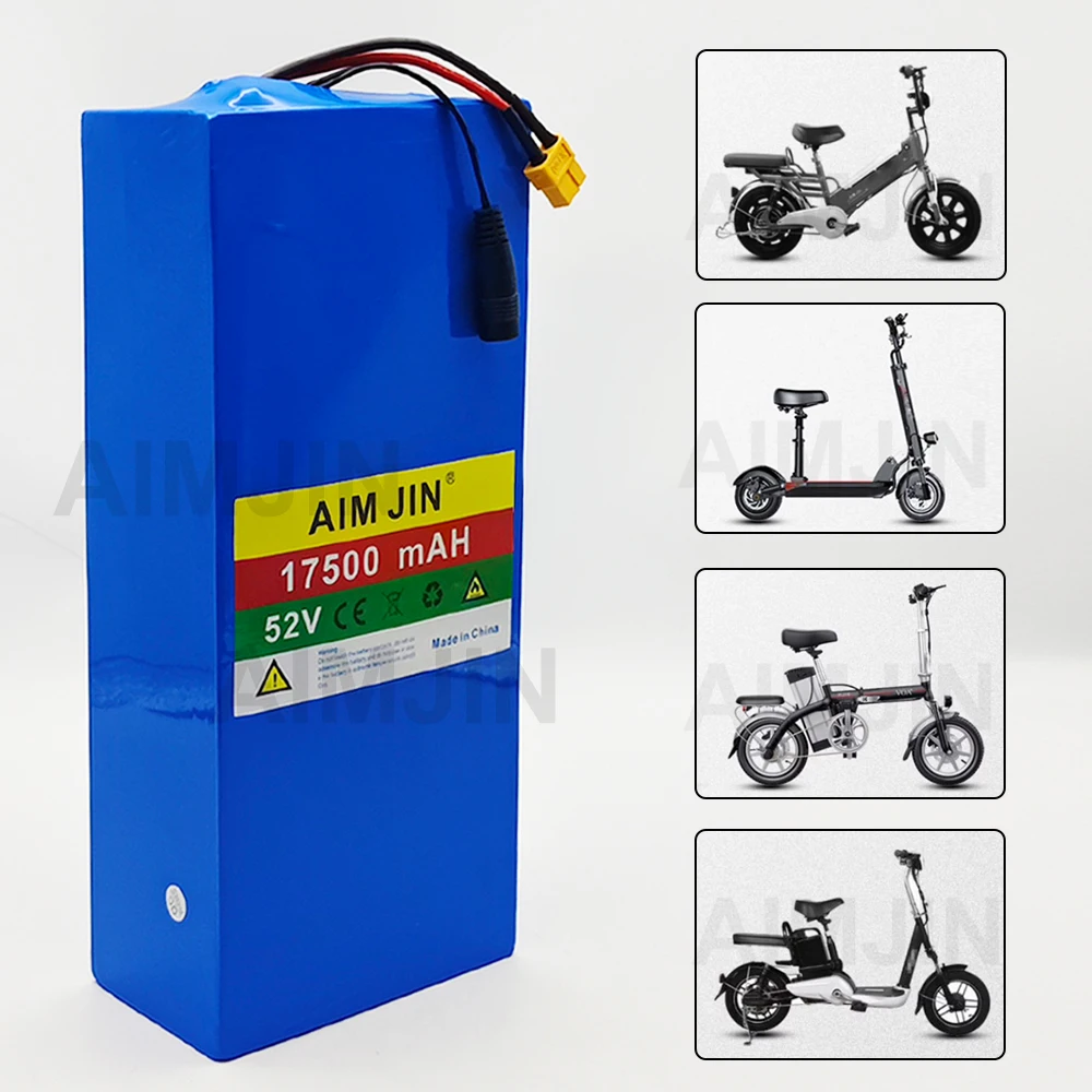 For 1500W Electric Scooters, Mountain Bikes 14S5P battery pack 52V 17.5AH 18650 Lithium Battery With BMS
For 1500W Electric Scooters, Mountain Bikes 14S5P battery pack 52V 17.5AH 18650 Lithium Battery With BMS