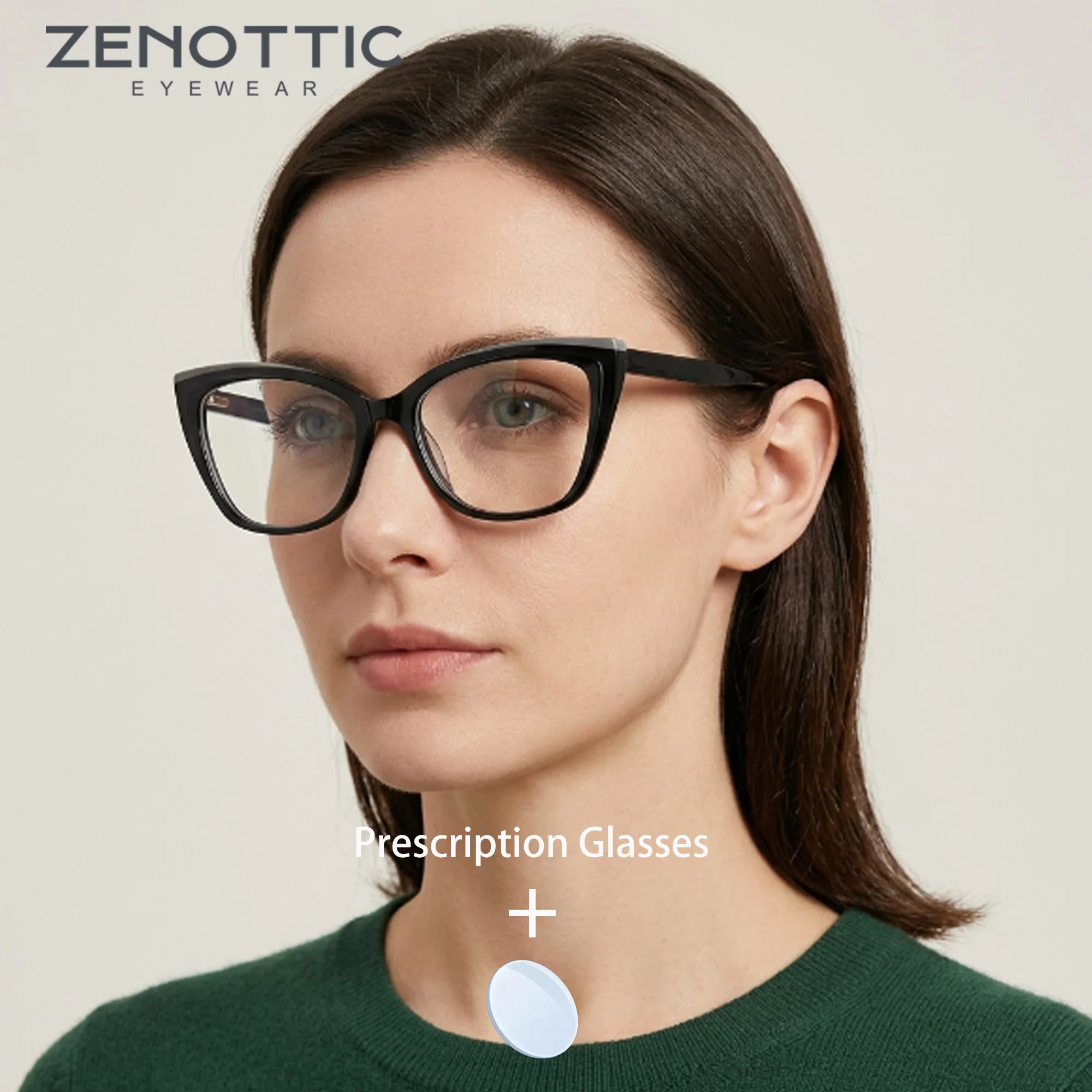 ZENOTTIC S Size Handmade Acetate Butterfly Women's Prescription Eyeglasses Anti Blue Light Progressive Multifocal Myopia Eyewear
ZENOTTIC S Size Handmade Acetate Butterfly Women's Prescription Eyeglasses Anti Blue Light Progressive Multifocal Myopia Eyewear