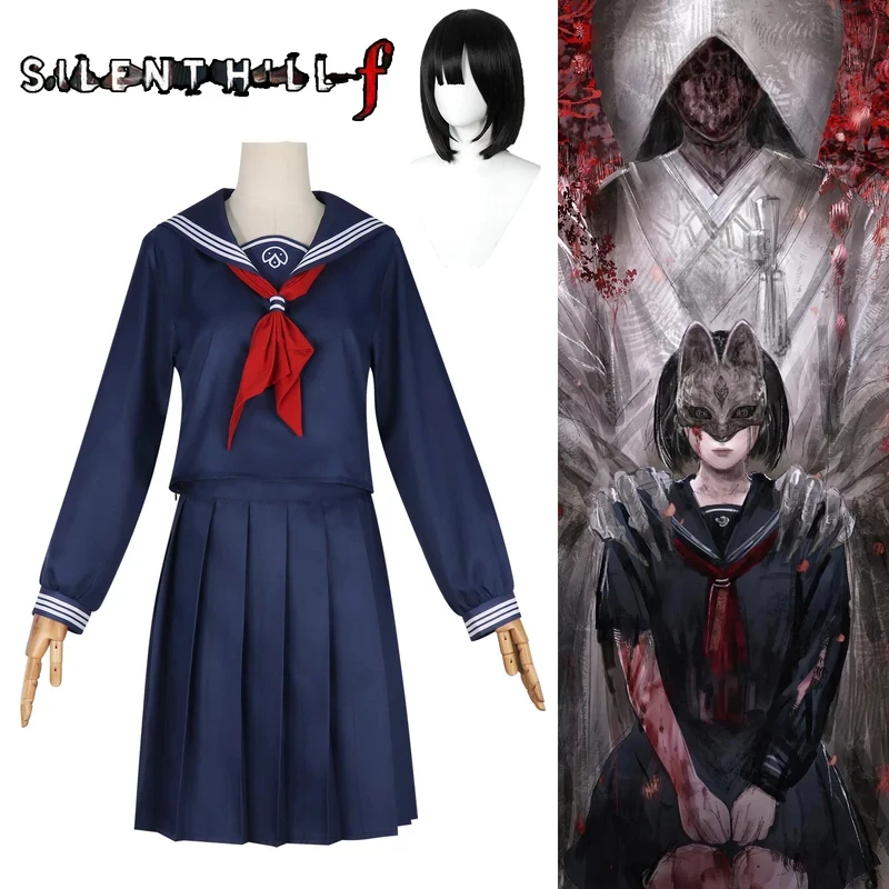 ABC1232025 SILENT HILL F Cosplay Costume Wig Shimizu Hinako Sailor Uniform Halloween Costumes for Womes,3'f.5;j.8
ABC1232025 SILENT HILL F Cosplay Costume Wig Shimizu Hinako Sailor Uniform Halloween Costumes for Womes,3'f.5;j.8