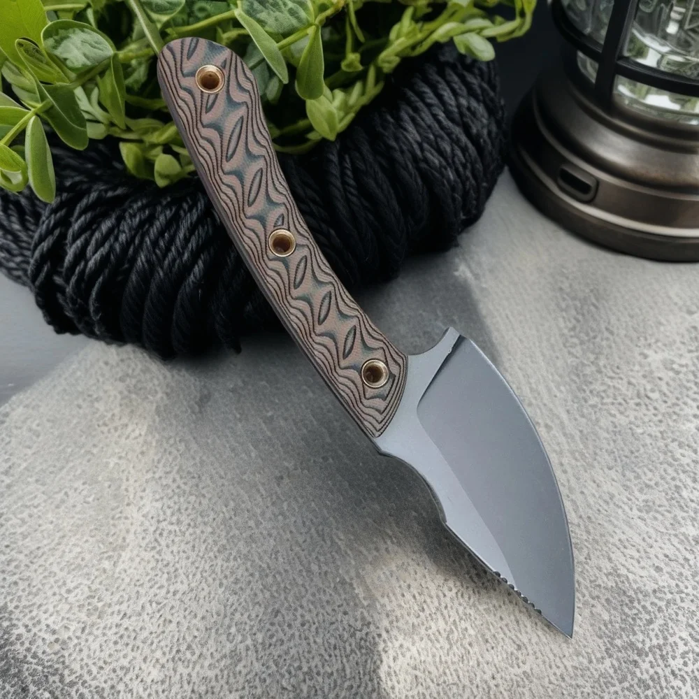 High-Quality Fixed Blade Knife 8Cr13MoV Steel Blade G10 Handle Outdoor Camping Hunting Multi-Functional Knives with Sheath
High-Quality Fixed Blade Knife 8Cr13MoV Steel Blade G10 Handle Outdoor Camping Hunting Multi-Functional Knives with Sheath