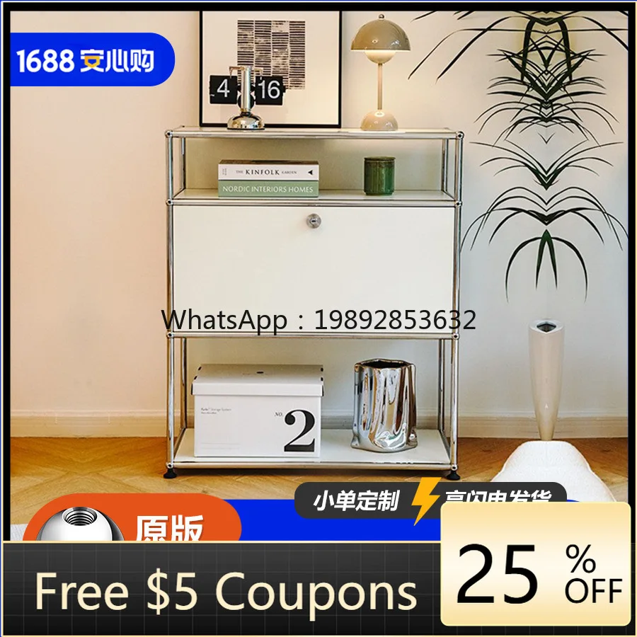 LYY Vintage Modular Modern Minimalist Stainless Steel Storage Cabinet Sideboard
LYY Vintage Modular Modern Minimalist Stainless Steel Storage Cabinet Sideboard