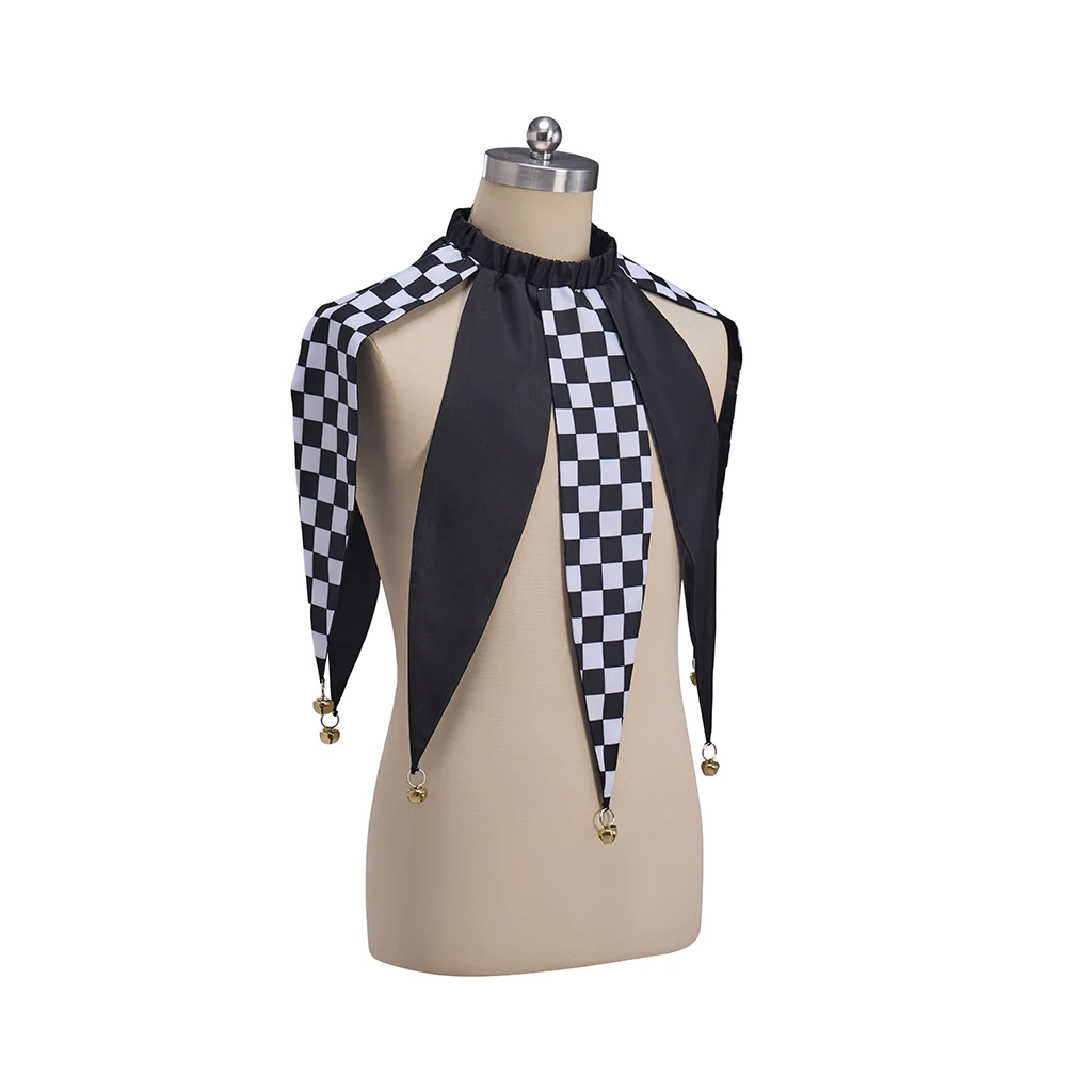 Black White Jester Neck Collar Pointed Clown Collar with Bells Jester Costume Halloween Party Accessories
Black White Jester Neck Collar Pointed Clown Collar with Bells Jester Costume Halloween Party Accessories