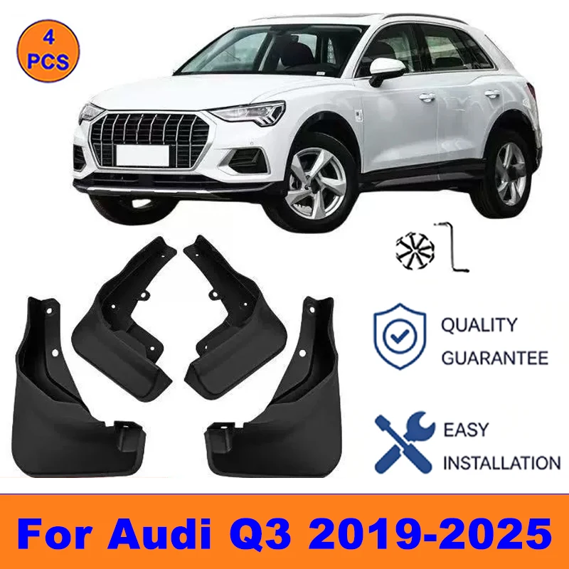 4Pcs Mud Flaps For Audi Q3 2019-2025 - Splash Guards Front&Rear Wheel Fender Mudguards Car Exterior Protection Accessories
4Pcs Mud Flaps For Audi Q3 2019-2025 - Splash Guards Front&Rear Wheel Fender Mudguards Car Exterior Protection Accessories