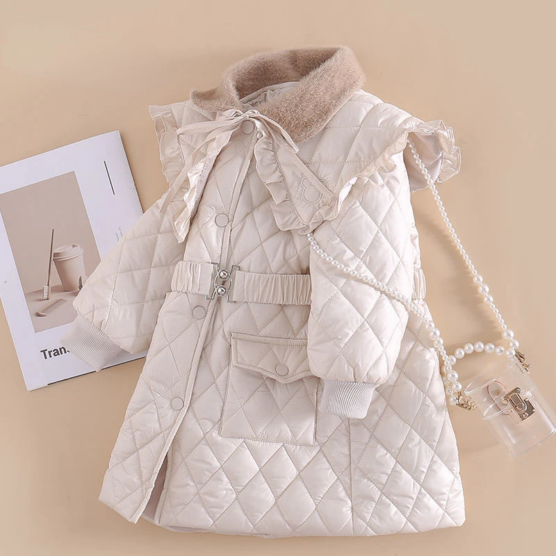 2022 Girls' Cotton-padded Jacket Autumn and Winter Outer Wear Warm Cotton-padded Clothes 3 Years Old To 13 Years Old Girls Coat
2022 Girls' Cotton-padded Jacket Autumn and Winter Outer Wear Warm Cotton-padded Clothes 3 Years Old To 13 Years Old Girls Coat
