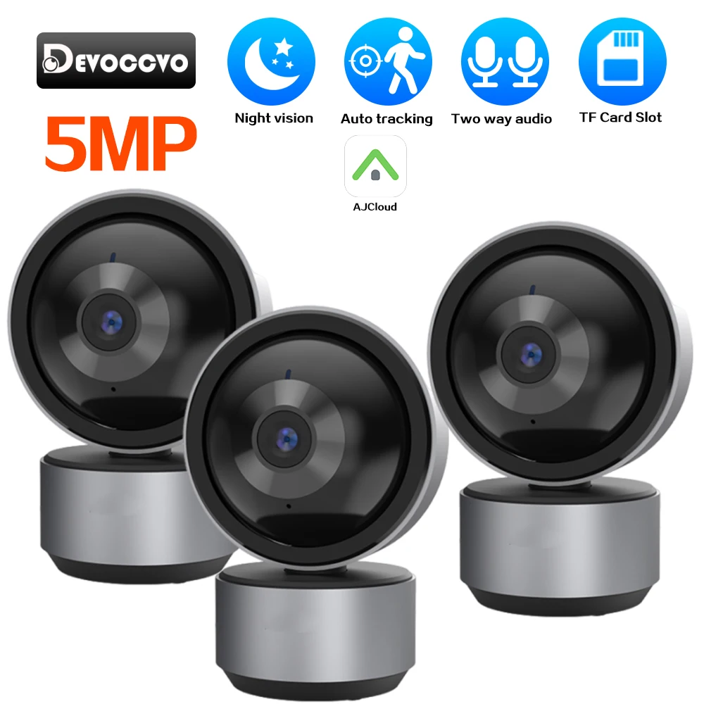 5MP 2K WiFi IP Indoor Camera Wireless PTZ Smart Auto Tracking Mini Security Camera Baby Monitor CCTV Video Surveill for Home
5MP 2K WiFi IP Indoor Camera Wireless PTZ Smart Auto Tracking Mini Security Camera Baby Monitor CCTV Video Surveill for Home