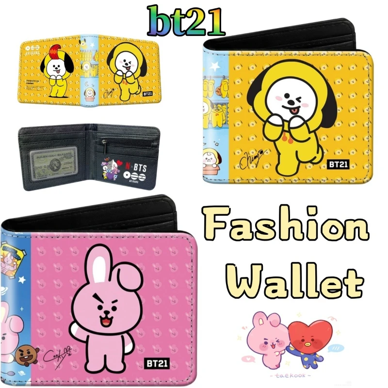 BT21 Koya Cooky student folding coin card slot, waterproof, high-value appearance, popular with girls, bestie matching style
BT21 Koya Cooky student folding coin card slot, waterproof, high-value appearance, popular with girls, bestie matching style