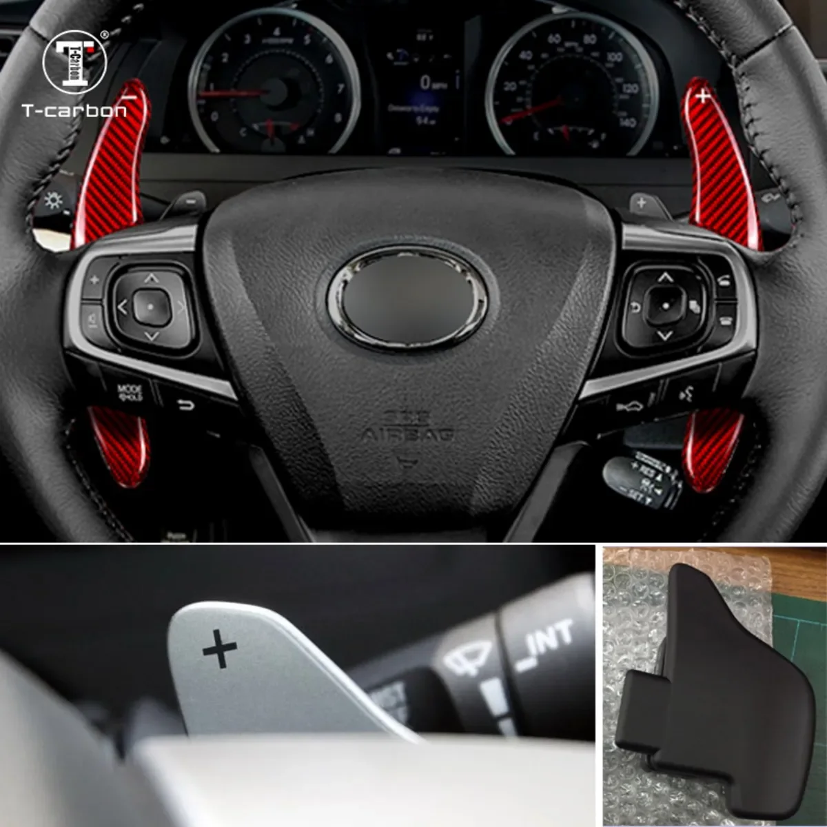 T-carbon Steering Wheel Paddle Shift For Toyota Reiz Camry Corolla Ralink Carbon Firber Styling Accessories Paddle Shifter
T-carbon Steering Wheel Paddle Shift For Toyota Reiz Camry Corolla Ralink Carbon Firber Styling Accessories Paddle Shifter