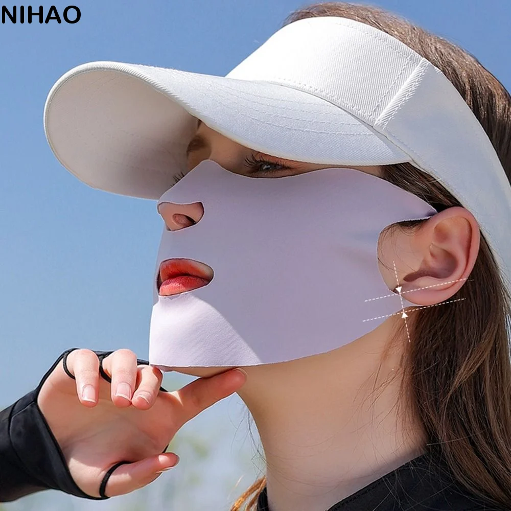 Sun UV Protection Summer Face Scarves Hiking Outdoor Sunscreen Mask Ice Silk Face Scarf Sunscreen Veil Anti-uv Face Cover
Sun UV Protection Summer Face Scarves Hiking Outdoor Sunscreen Mask Ice Silk Face Scarf Sunscreen Veil Anti-uv Face Cover