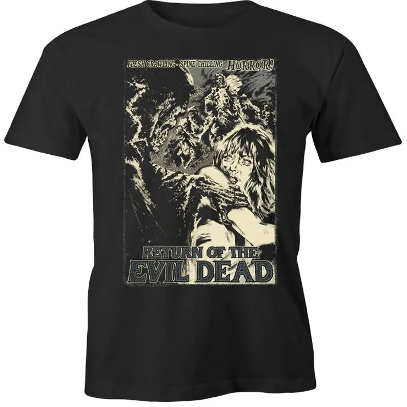 Return of the Evil Dead Tombs Blind Horror Shirt Fashion Top tee T Shirt Short Sleeve Cotton Men's Crew Neck Printed Tee
Return of the Evil Dead Tombs Blind Horror Shirt Fashion Top tee T Shirt Short Sleeve Cotton Men's Crew Neck Printed Tee