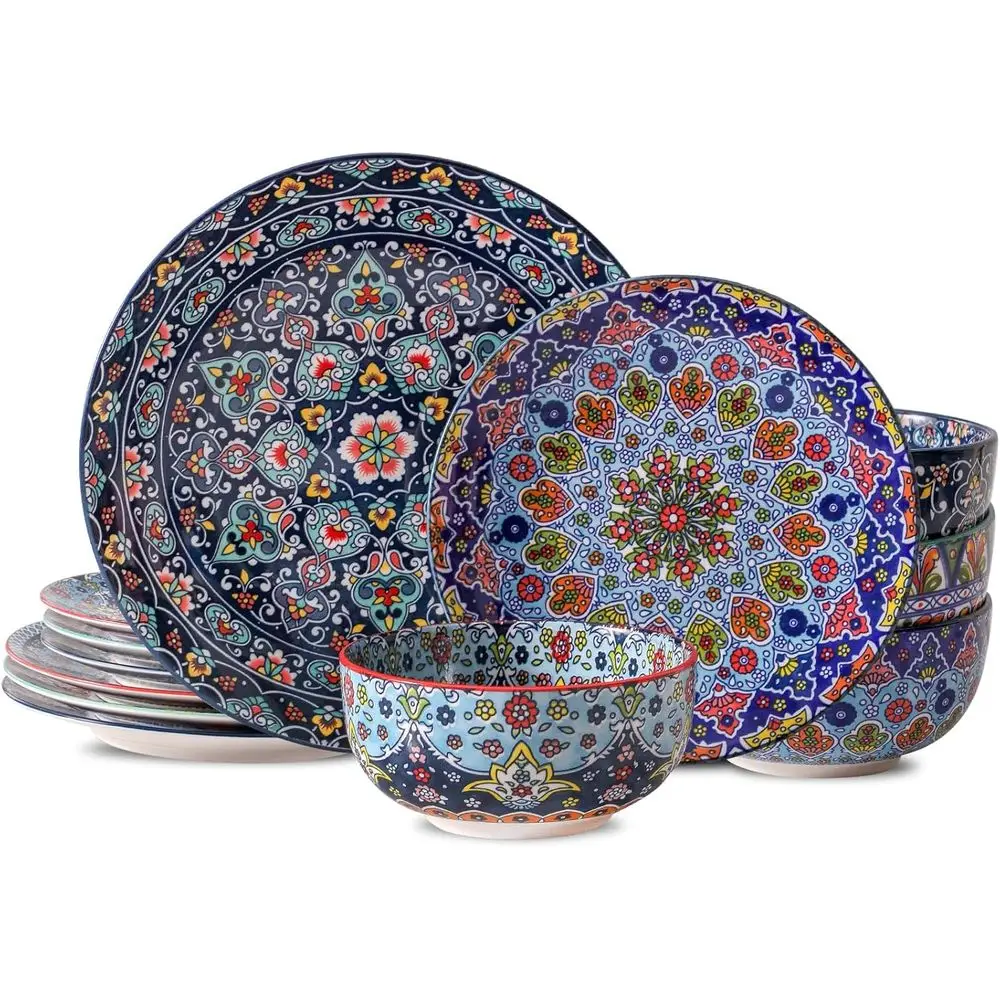 Наборы посуды, 4 или 12 предметов: тарелки и миски, подходят для духовки, микроволновой печи и посудомоечной машины, устойчивы к царапинам.
Наборы посуды, 4 или 12 предметов: тарелки и миски, подходят для духовки, микроволновой печи и посудомоечной машины, устойчивы к царапинам.