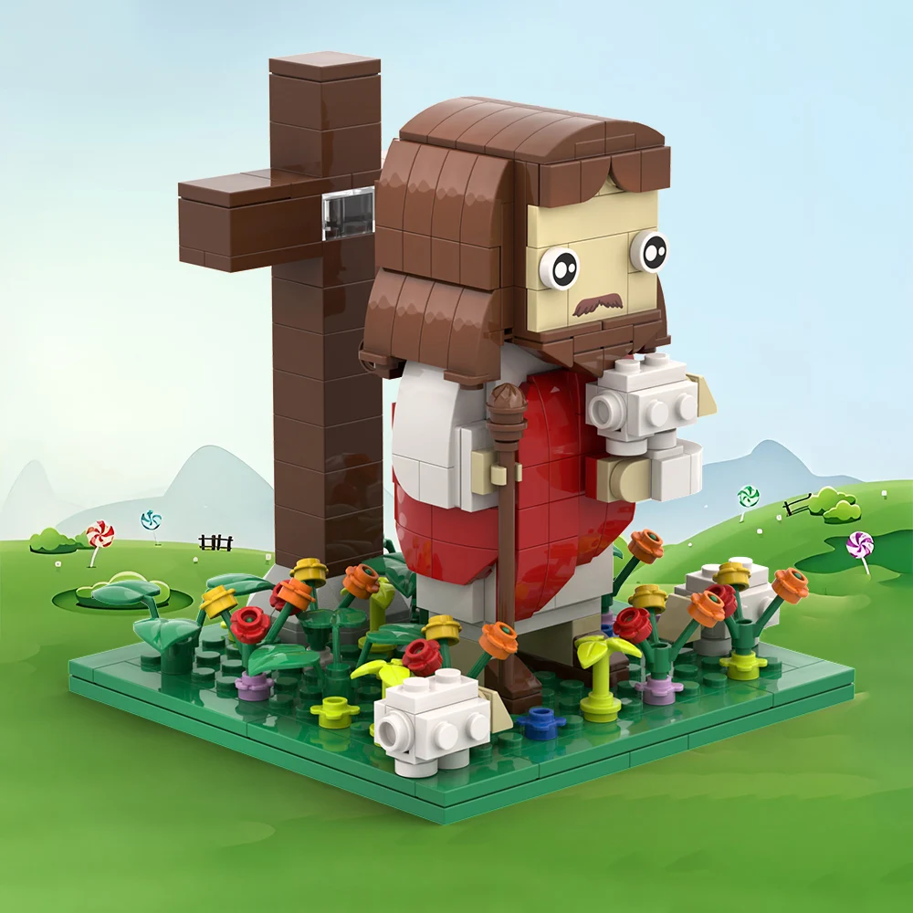 Строительный набор Иисуса, Рождественский строительный набор, фигурки маленьких Иисуса «Хорошая овчарка» со сценами овец и лугов, пасхальный подарок
Строительный набор Иисуса, Рождественский строительный набор, фигурки маленьких Иисуса «Хорошая овчарка» со сценами овец и лугов, пасхальный подарок