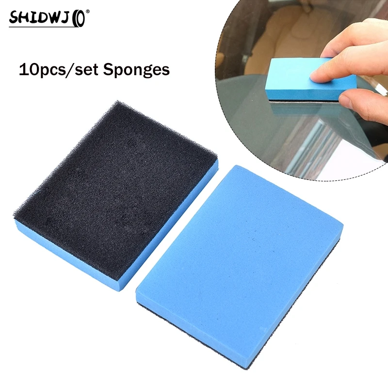 10pcs Car Cleaning Ceramic Coating Applicator Pads Sponge Glass Nano Wax Coat Applicator Polishing Pads Accessories
10pcs Car Cleaning Ceramic Coating Applicator Pads Sponge Glass Nano Wax Coat Applicator Polishing Pads Accessories