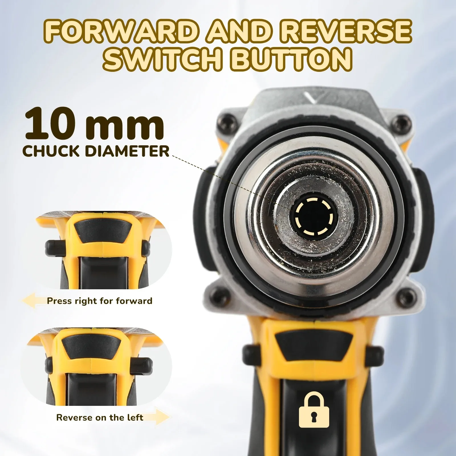 Global Air Shipping DCD805 20V MAX Brushless Hammer Drill 90Nm High Torque Screwdriver for DIY & Professional Use
Global Air Shipping DCD805 20V MAX Brushless Hammer Drill 90Nm High Torque Screwdriver for DIY & Professional Use