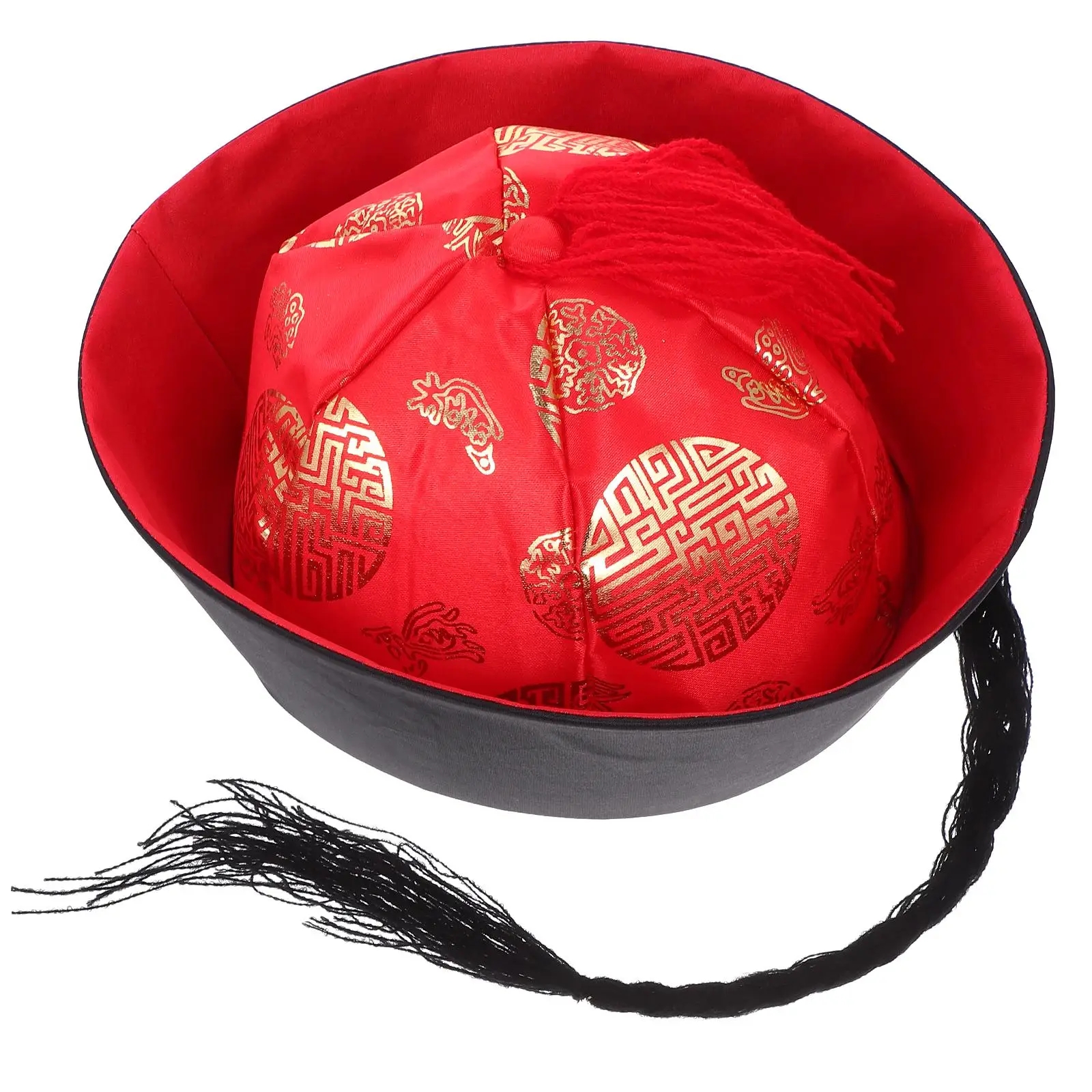 Chinese Style Braid Retro Stage Performance Cosplay Traditional Decorative Headgear Party Hat Red ColorHat Official Hat
Chinese Style Braid Retro Stage Performance Cosplay Traditional Decorative Headgear Party Hat Red ColorHat Official Hat