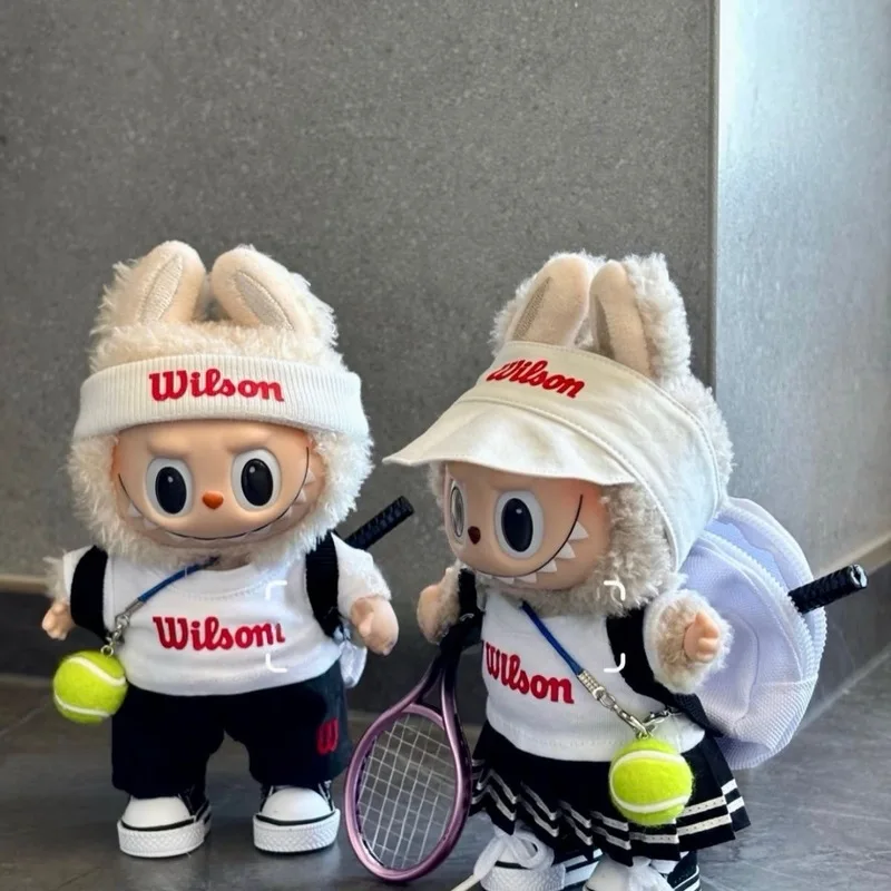 For Labubu Clothing Handcrafted Tennis Set 17cm Trendy Toy Clothing Dress-Up Baby Clothes Tennis Wear Sports Set Fashionable
For Labubu Clothing Handcrafted Tennis Set 17cm Trendy Toy Clothing Dress-Up Baby Clothes Tennis Wear Sports Set Fashionable
