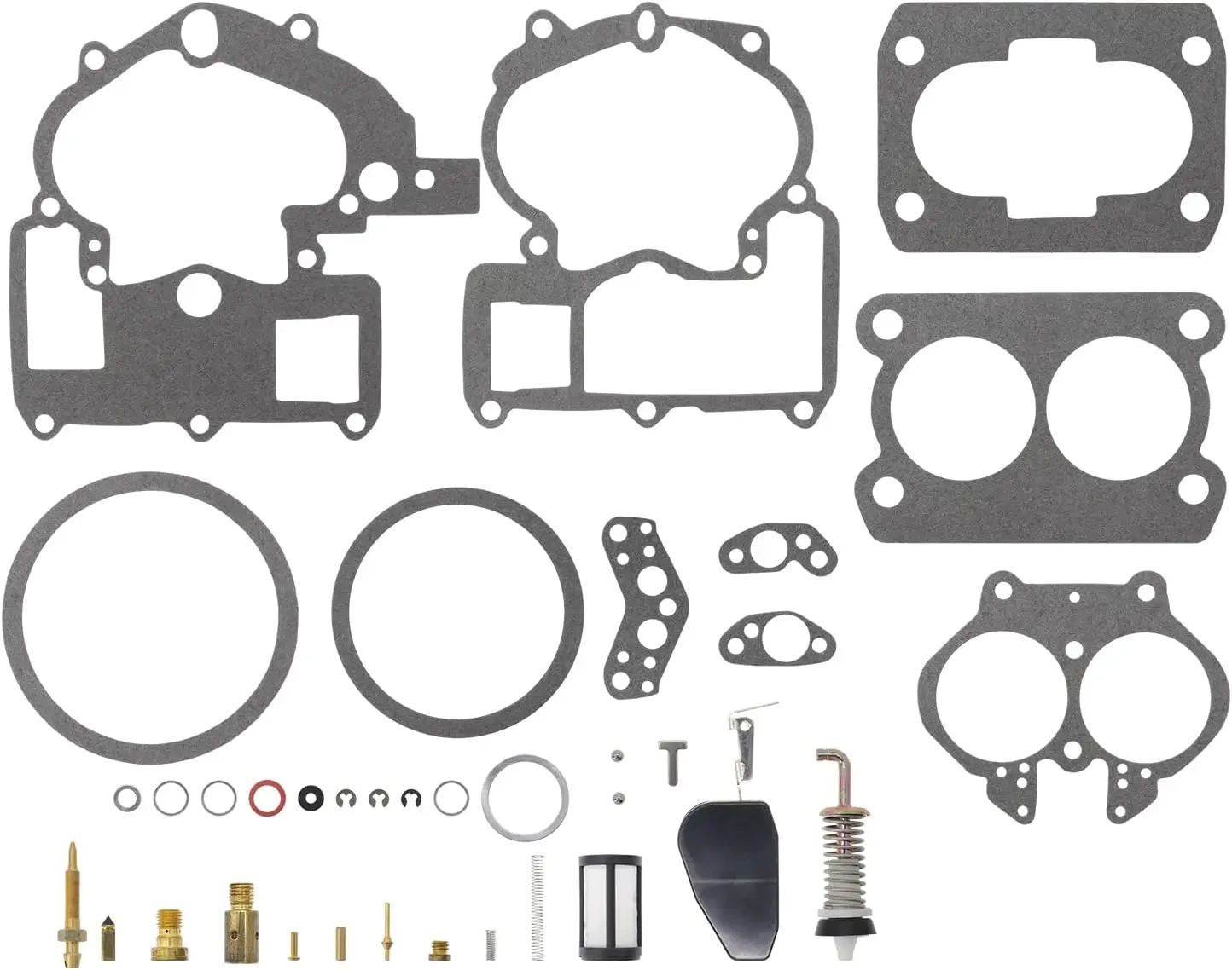 3302-804844002 Carburetor Rebuild Kit for Mercruiser 3.0L 4.3L 5.0L 5.7L for Marine Mercarb Rochester 2 BBL Carb Repair Kit for
3302-804844002 Carburetor Rebuild Kit for Mercruiser 3.0L 4.3L 5.0L 5.7L for Marine Mercarb Rochester 2 BBL Carb Repair Kit for