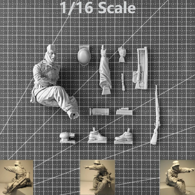 1/16 Scale DieCast Resin Figure Model Kit WWII Tank Armored Soldier Unassembled and Unpainted
1/16 Scale DieCast Resin Figure Model Kit WWII Tank Armored Soldier Unassembled and Unpainted