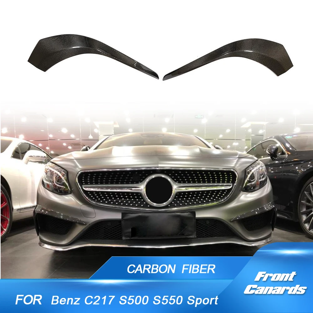 Carbon Fiber Car Front Bumper Canards for Mercedes Benz C217 S500 S550 Sport 2015-2017 Front Bumper Air Fender Vent Fins Trims
Carbon Fiber Car Front Bumper Canards for Mercedes Benz C217 S500 S550 Sport 2015-2017 Front Bumper Air Fender Vent Fins Trims