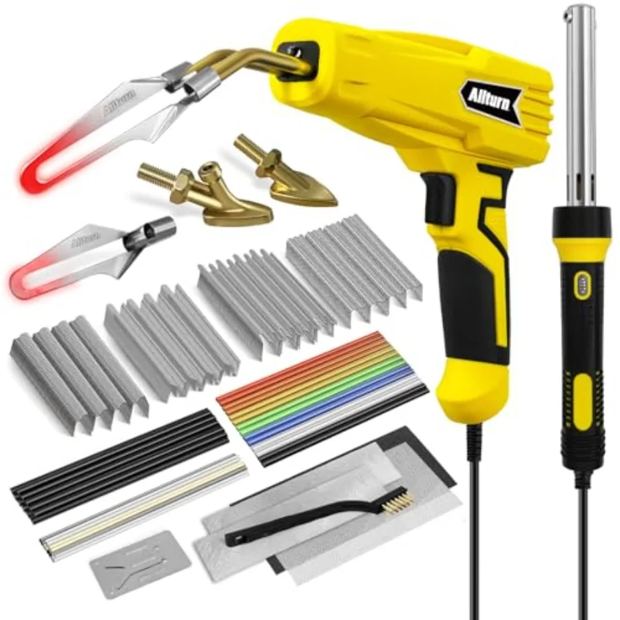 Allturn Plastic WelderPlastic Welding Kit 3 in 1 Plastic Repair Welder Kit 1000pcs Plastic Welding Staples Plastic Welding Rods
Allturn Plastic WelderPlastic Welding Kit 3 in 1 Plastic Repair Welder Kit 1000pcs Plastic Welding Staples Plastic Welding Rods