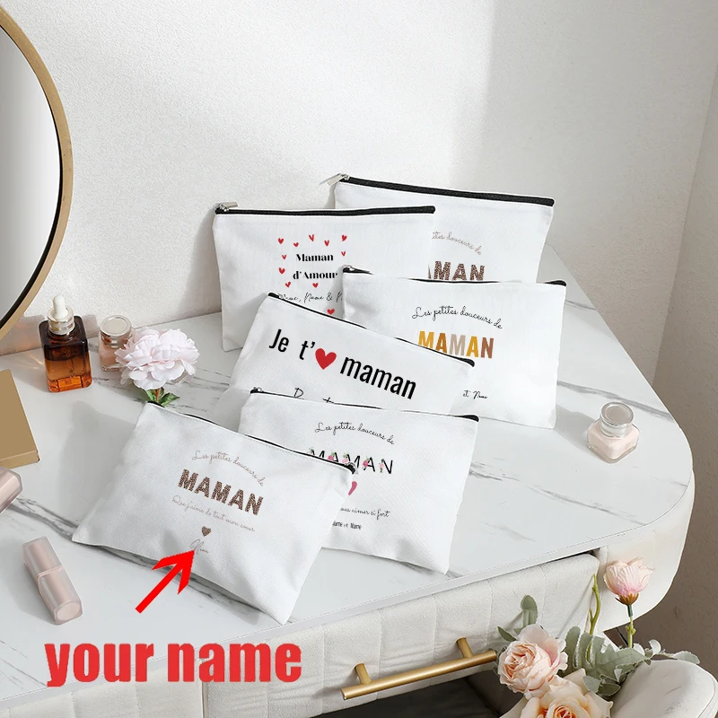 Personalized with Name Floral Boho Leopard Maman Heart Patterns Travel Makeup Organizer Toiletry Bag Daughter Mother Day Gifts
Personalized with Name Floral Boho Leopard Maman Heart Patterns Travel Makeup Organizer Toiletry Bag Daughter Mother Day Gifts