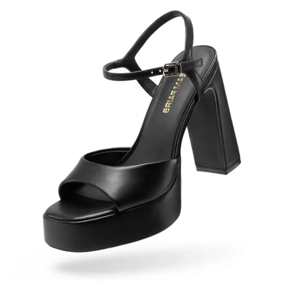 DREAM PAIRS Platform Heels for Women, Square Toe Chunky High Heels Ankle Strap Sandals for Wedding Party Formal Event
DREAM PAIRS Platform Heels for Women, Square Toe Chunky High Heels Ankle Strap Sandals for Wedding Party Formal Event