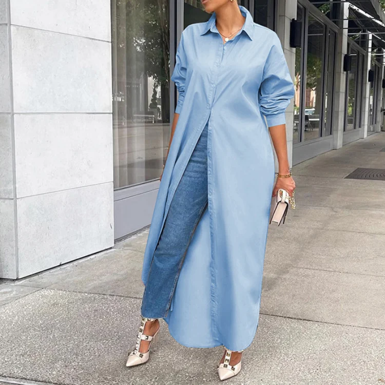 Women's Dress Fashion Casual Spring/Summer New Hot Selling Popular Women's Wear New Fashion Casual Solid Color Long Sleeved Coat
Women's Dress Fashion Casual Spring/Summer New Hot Selling Popular Women's Wear New Fashion Casual Solid Color Long Sleeved Coat