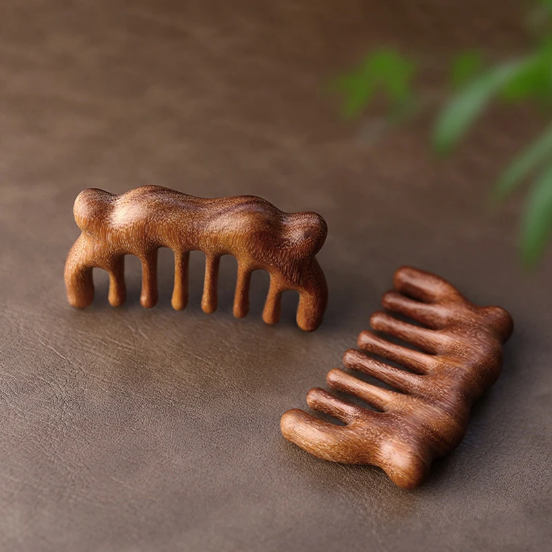 1 Pcs Sandalwood Hair Comb Scalp Relax Acupoint Massager Portable Wooden Handle Comb Head Massager Anti-static Styling Tool
1 Pcs Sandalwood Hair Comb Scalp Relax Acupoint Massager Portable Wooden Handle Comb Head Massager Anti-static Styling Tool