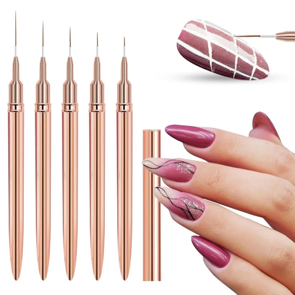 Набор металлических кистей для нейл-арта: лайнеры, кисти для рисования, инструменты для точечной росписи, для длинных линий и тонких деталей
Набор металлических кистей для нейл-арта: лайнеры, кисти для рисования, инструменты для точечной росписи, для длинных линий и тонких деталей
