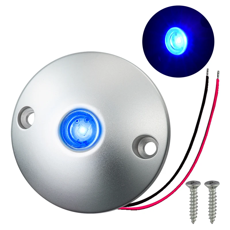 Blue LED Boat Courtesy Light,Marine Interior Dome Ceiling Cabin Light, 2 Inches, Aluminum, DC10-30V for Yachts,RV,Pontoon
Blue LED Boat Courtesy Light,Marine Interior Dome Ceiling Cabin Light, 2 Inches, Aluminum, DC10-30V for Yachts,RV,Pontoon