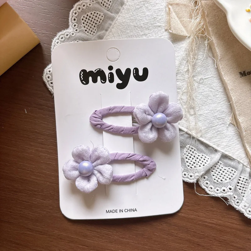 2pcs Purple Flower BB Clip Children's Hairpin Korean Bow Bangs Side Clip Barrettes Headwear Hairpin Hair Clip Hair Accessories
2pcs Purple Flower BB Clip Children's Hairpin Korean Bow Bangs Side Clip Barrettes Headwear Hairpin Hair Clip Hair Accessories
