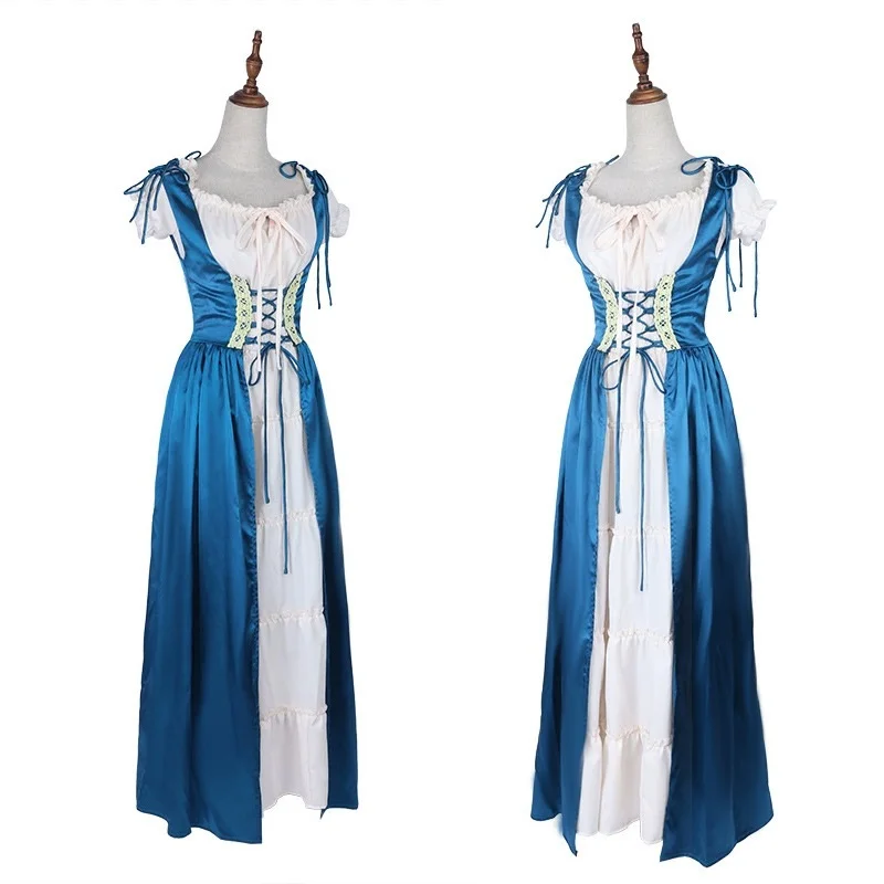Women Dress Vintage Goddess Cosplay Costume Off Shoulder Lace up Back Panel Lady Dress Carnival Outfits
Women Dress Vintage Goddess Cosplay Costume Off Shoulder Lace up Back Panel Lady Dress Carnival Outfits