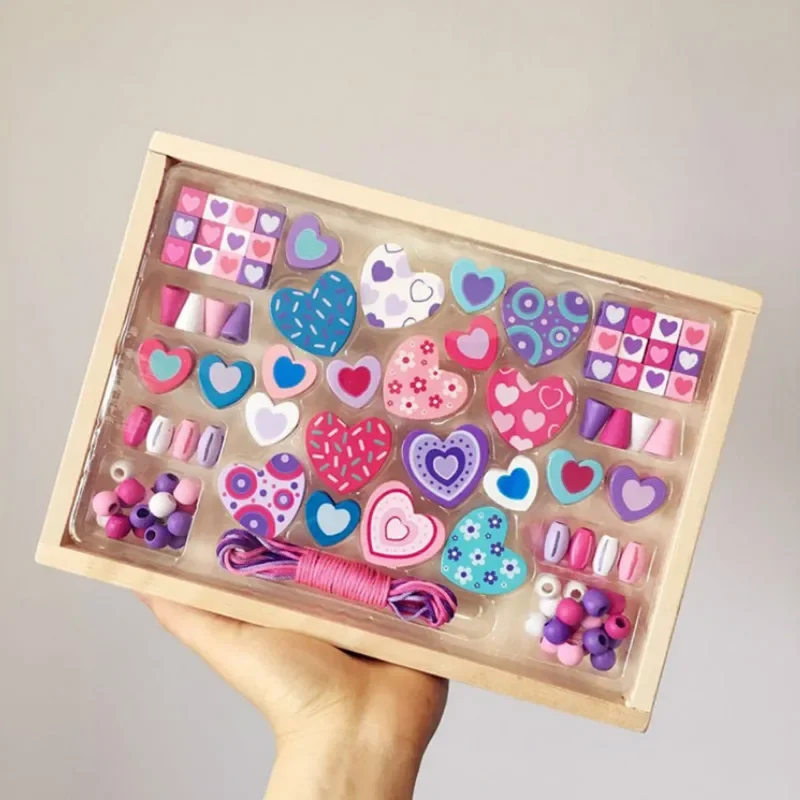 Girls wooden Beads Toys Hawaii style children's Montessori Method Learning Early Education Intelligence DIY gift toys
Girls wooden Beads Toys Hawaii style children's Montessori Method Learning Early Education Intelligence DIY gift toys