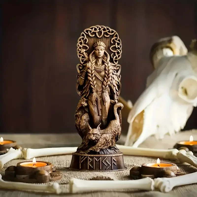 Resin Figure Freya Viking Sol Statue, Divine Sculpture, Pantheon Altar, Scandinavian Statue, Home Living Room Decoration
Resin Figure Freya Viking Sol Statue, Divine Sculpture, Pantheon Altar, Scandinavian Statue, Home Living Room Decoration